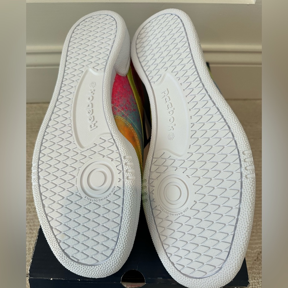 Reebok Club C 85 Pride 2020 All Types of Love
Size 13 NWT FX4772 Multi colored - Picture 8 of 10